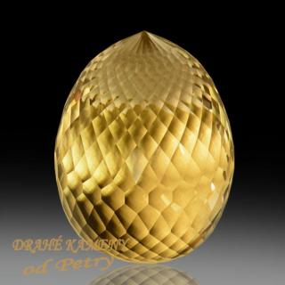 Citrín z Vysočiny 37x27mm, Váha: 176,2ct