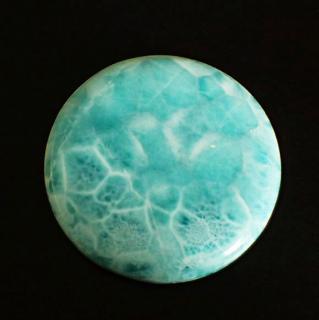 Larimar z Dominikánské republiky 61x61x10mm