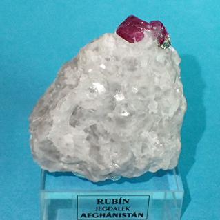 Rubín z Afghánistánu 45x42mm, krystal: 11x8mm
