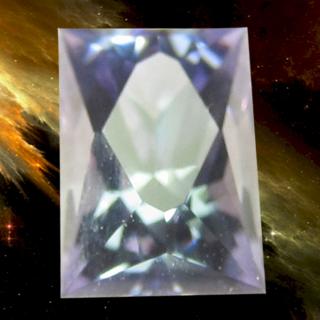 Tanzanit z Tanzánie 7x5mm Váha: 1.45ct