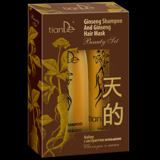Tiande šampon a maska s extraktem z ženšenu 220 g + 100 g