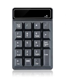Bezdrátová numerická klávesnice Num pad K3, Bluetooth - černá