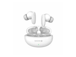 Bluetooth TWS sluchátka Swissten Sonic, bílá