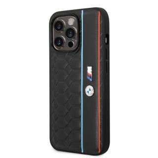 BMW M Hexagonal Pattern Zadní Kryt pro iPhone 14 Pro Black