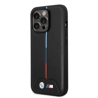 BMW M Tricolor Stripe Zadní Kryt pro iPhone 14 Pro Black