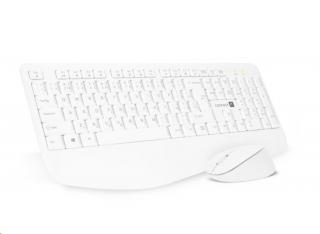 CONNECT IT bezdrátová klávesnice s myší - bílá