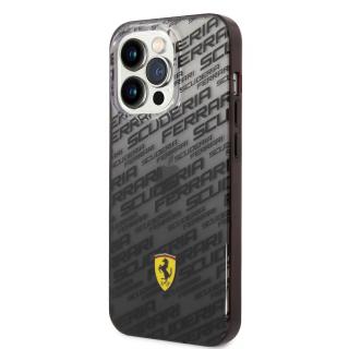 Ferrari Gradient Allover Zadní Kryt pro iPhone 14 Pro Max Black