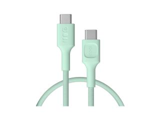 Green Cell USB-C kabel 100W, Power stream fast charging, 0.3 m, šedá