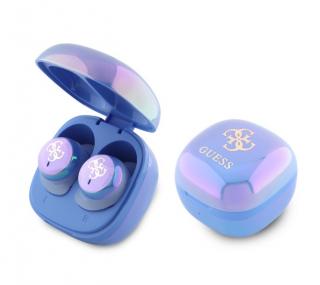 Guess 4G Logo Mini TWS Bezdrátová Sluchátka Blue