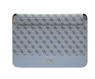 Guess 4G Stripe Metal Logo Computer Sleeve 14  Blue