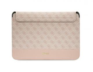 Guess 4G Stripe Metal Logo Computer Sleeve 14  Pink