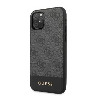 Guess 4G Stripe Zadní Kryt pro iPhone 11 Pro Grey