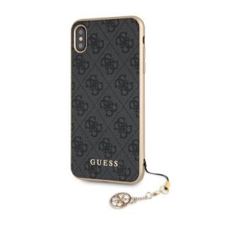 Guess Charms Hard Case 4G Grey pro iPhone X