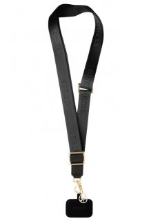 Guess Crossbody Popruh Nylon 4G Charm Black