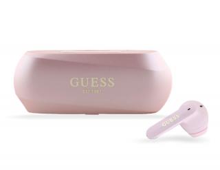Guess Elongated Metallic ENC TWS Bezdrátová Sluchátka Pink
