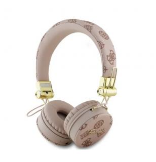 Guess headphones  Bluetooth ENC brown Peony Script Round Shape