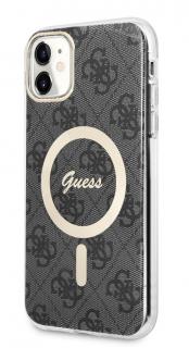 Guess IML 4G MagSafe Zadní Kryt pro iPhone 11 Black