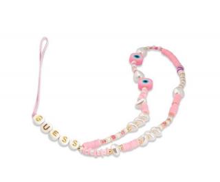 Guess Poutko na Telefon Beads Shell Pink