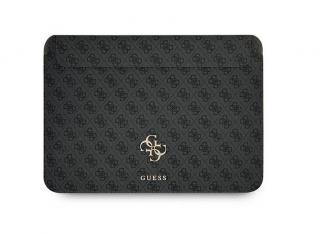 Guess PU 4G Metal Logo Computer Sleeve 13  Grey