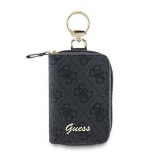 Guess PU 4G Script Logo Klíčenka Black