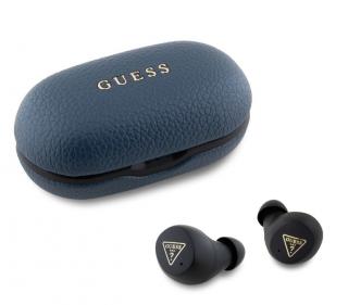 Guess PU Grained ENC TWS Bezdrátová Sluchátka Blue