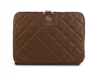 Guess Quilted 4G Computer Sleeve 14" Brown