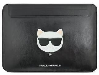 Karl Lagerfeld Choupette Head Embossed Computer pouzdro 16  Black