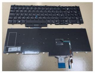 Klávesnice pro notebooky Dell Latitude E5550 Precision 3510, OEM - UK
