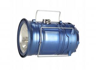 Nouzová svítilna SOLAR CAMPING EMERGENCY LAMP - modrá