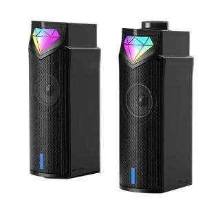 Onikuma L1 reproduktory - 2x5W, USB, RGB, Černá