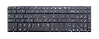 Originální klávesnice bez rámu pro notebooky Asus K751, černá