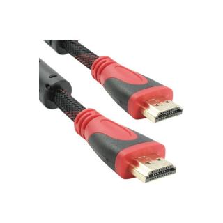 Pletený propojovací HDMI - HDMI - 5m HQ