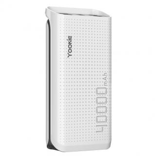 Přenosná baterie Yookie YO15. 40000mAh, bílá  + powerbanka ZDARMA