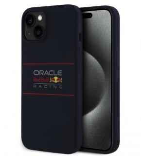 Red Bull Silicone Horizontal Logo MagSafe Zadní Kryt pro iPhone 15 Navy