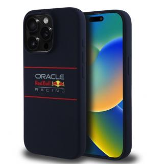 Red Bull Silicone Horizontal Logo MagSafe Zadní Kryt pro iPhone 15 Pro Navy