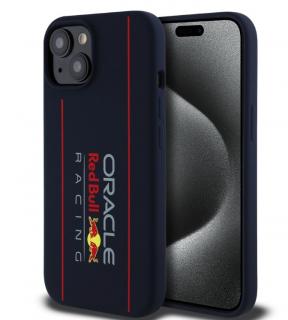 Red Bull Silicone Vertical Logo MagSafe Zadní Kryt pro iPhone 15 Navy