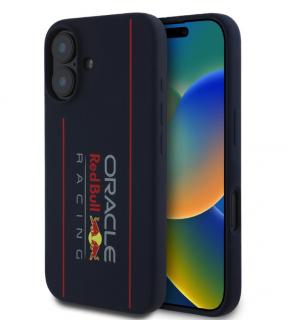 Red Bull Silicone Vertical Logo MagSafe Zadní Kryt pro iPhone 16 Navy
