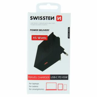 Swissten síťový adaptér 45W - černý
