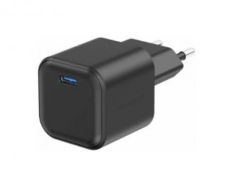 Swissten síťový adaptér gan 1x usb-c 20w power delivery - černý