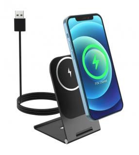 SWISSTEN Ultra tenká bezdrátová nabíječka s držákem - MagSafe