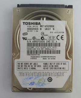 Toshiba 2.5" 160GB HDD PN: MK1652GSX