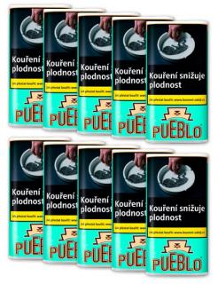 10x Cigaretový tabák Pueblo Blue 30g + papírky zdarma