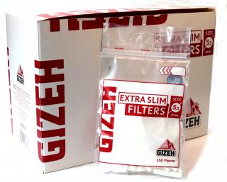 BOX (20x) Extra slim filtry GIZEH 150 ks