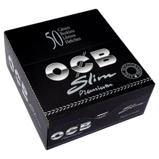 BOX (50x) Cigaretové papírky OCB Slim Premium KS