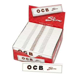 BOX (50x) Cigaretové papírky OCB White KS SLIM