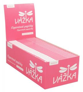 BOX (50x) Cigaretové papírky Vážka růžové