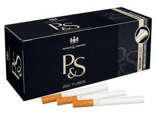 Cigaretové dutinky P&S black 250ks