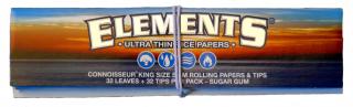 Cigaretové papírky Elements Slim KS + filtry