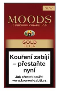 Dannemann Moods Short Gold Filter 5ks doprodej