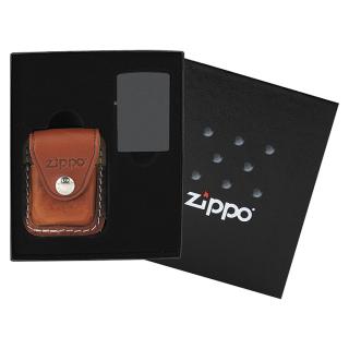 Dárková kazeta Zippo s hnědým pouzdrem 44065
